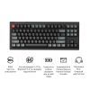 Клавіатура Keychron V3 Ultra Keychron Red Switch RGB UA Black (V3U-D1-UA) зображення 8