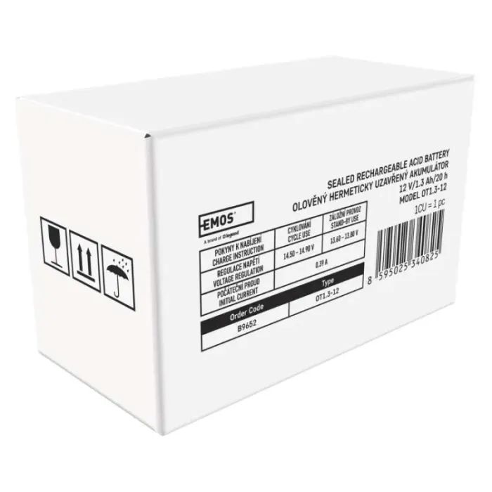 Батарея до ДБЖ EMOS 12V 1.3Ah (B9652) зображення 11