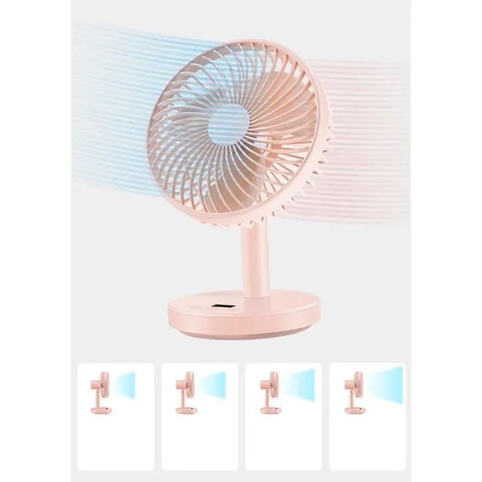 Вентилятор Jisulife Desktop small fan 01 Pink зображення 4