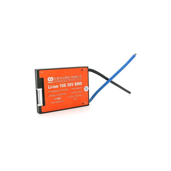 BMS контроллер DaLy Li-ion 36V 10S 15/30A (DL10S-30A)