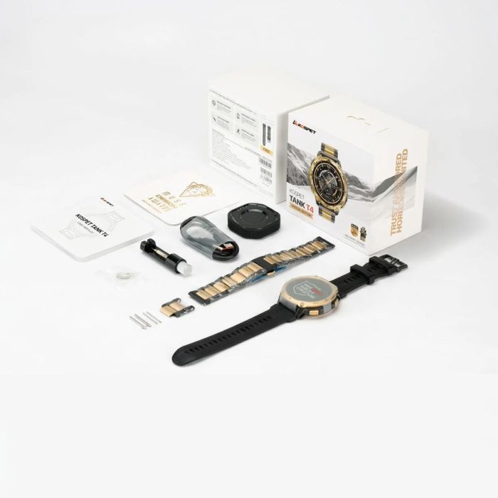 Смарт-годинник KOSPET TANK T4SE GOLD (6978602500621) зображення 7
