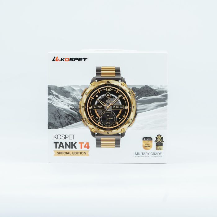 Смарт-годинник KOSPET TANK T4SE GOLD (6978602500621) зображення 8