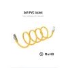 Патч-корд 1м, S/FTP cat 6A RJ-45 yellow Vention (IBHYF) изображение 5