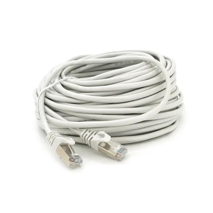 Патч-корд 25м FTP cat.5e, CU, RJ45, grey Merlion (PCM-CU-5E/25G)