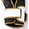 Боксерские перчатки Everlast PowerLock Boxing Training Gloves P00003048 білий, золотий 10 унцій (009283620103) изображение 5