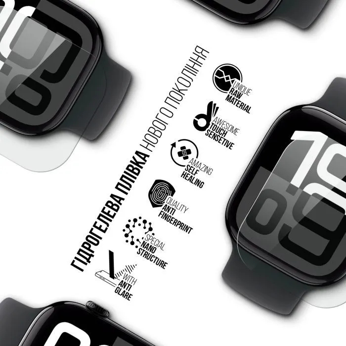 Пленка защитная Armorstandart Matte hydrogel Apple Watch 10 42mm 6 pcs (ARM91989) изображение 2