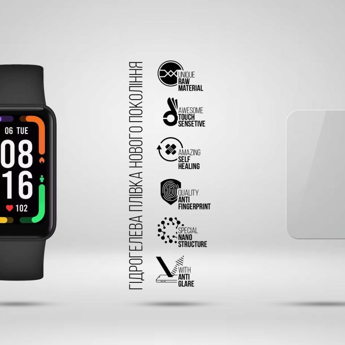 Пленка защитная Armorstandart Matte hydrogel Redmi Smart Band Pro 6 pcs (ARM92085) изображение 2