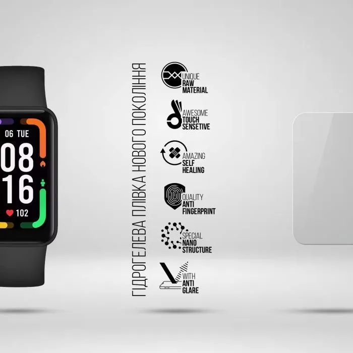 Плівка захисна Armorstandart Matte hydrogel Redmi Smart Band Pro 6 pcs (ARM92085) зображення 2