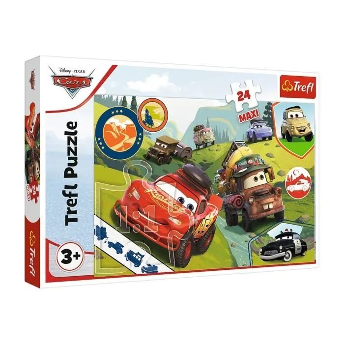 Пазл Trefl Maxi Cars Щасливі машинки 24 елемента (5900511143522)