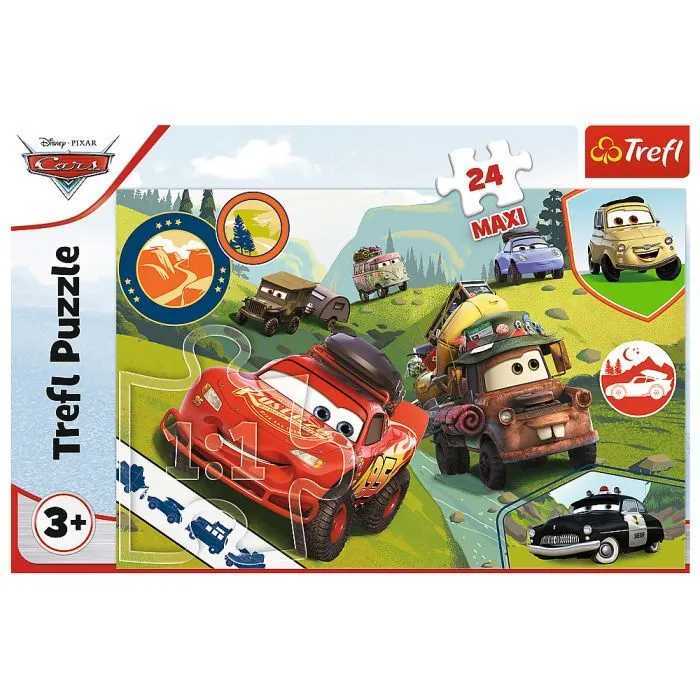Пазл Trefl Maxi Cars Щасливі машинки 24 елемента (5900511143522) зображення 3