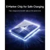 Дата кабель USB 2.0 AM to USB-C 1.0m 100W/7.5W black Baseus (E0426W01) изображение 3