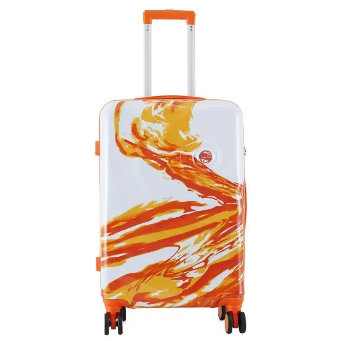 Чемодан Semi Line 24" (M) White/Orange Print (T5655-2) (DAS303817) изображение 2