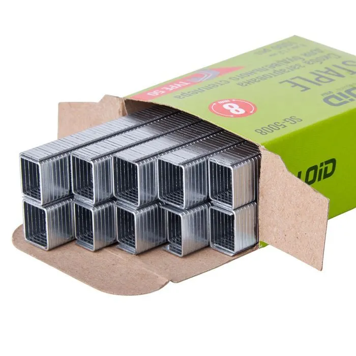 Скобы для строительного степлера Alloid Pro, тип 50, 8×1.2мм, 1000шт. (SG-5008) изображение 2