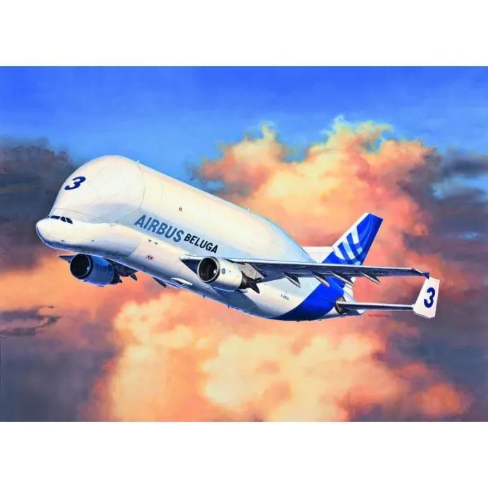 Збірна модель Revell модель літак Airbus A300-600ST "Beluga", рівень 4, 1:144 (RVL-03817) зображення 10