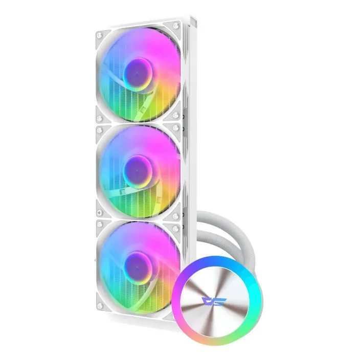 Система жидкостного охлаждения DARKFLASH DG360 WHITE изображение 3