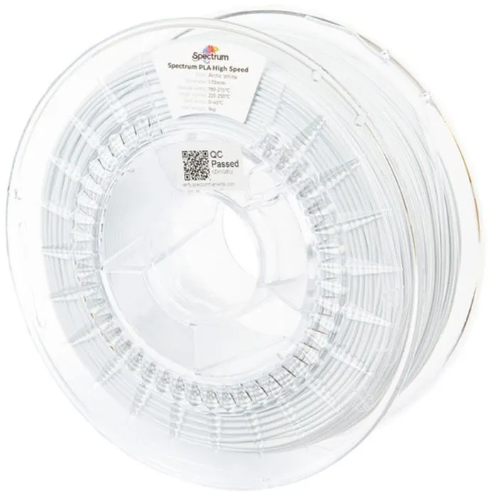 Пластик для 3D-принтера Spectrum PLA HS Premium 1.75mm 1kg Arctic White (81048)