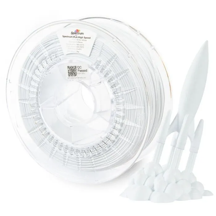 Пластик для 3D-принтера Spectrum PLA HS Premium 1.75mm 1kg Arctic White (81048) изображение 3