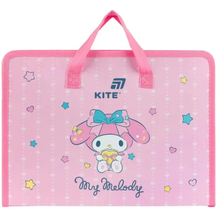 Папка - портфель Kite на молнии A4 My Melody, 1 отделение (HK26-202)
