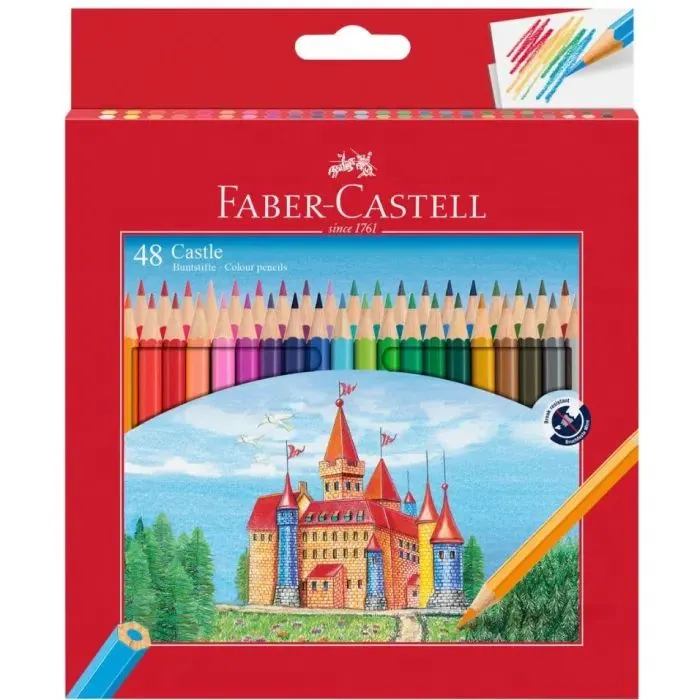 Карандаши цветные Faber-Castell Замок, 48 кольорів 120148 (12440)