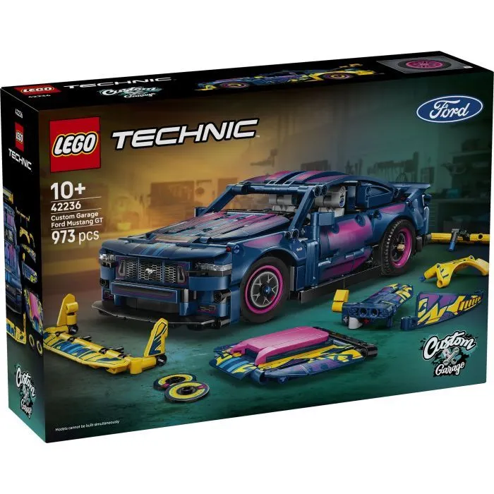 Конструктор LEGO Technic Тюнинг-гараж с автомобилем Ford Mustang GT (42236)