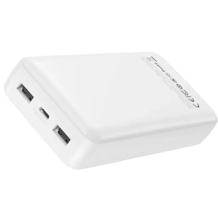 Батарея универсальная XO 20000mAh, 10.5W, white (XO-PB313-WH) изображение 3