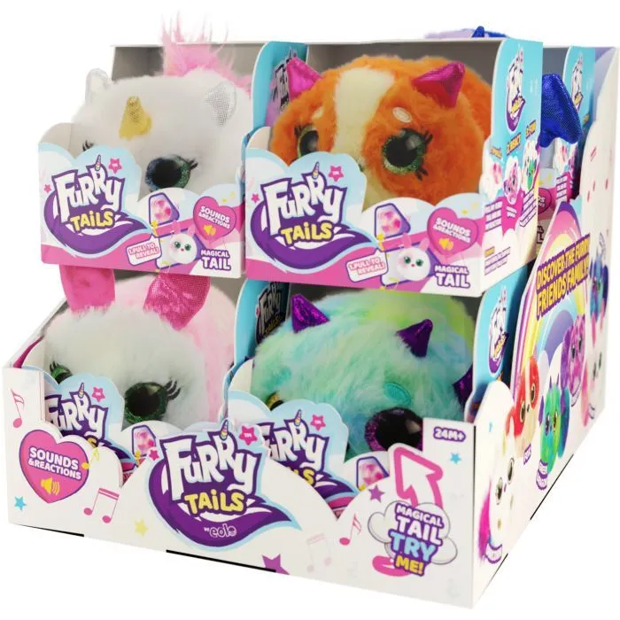 Интерактивная игрушка Eolo Mini Furry Tails Единорог (8411936727817) изображение 2