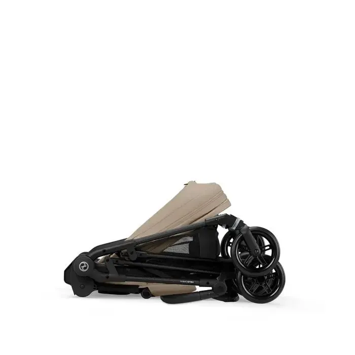 Коляска Cybex Melio Carbon Almond Beige (з бампером) (526000767) зображення 3