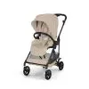 Коляска Cybex Melio Carbon Almond Beige (з бампером) (526000767)