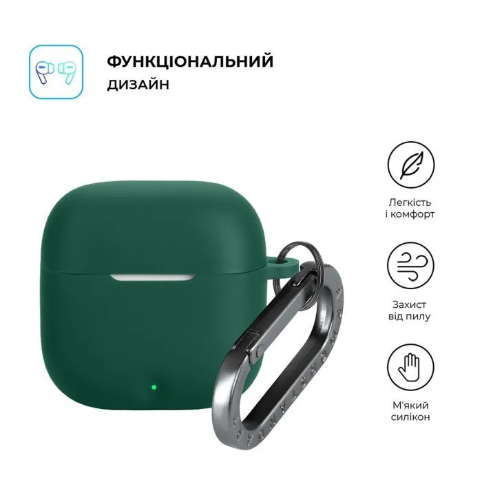 Чехол для наушников Armorstandart Hang Case For OPPO Enco Buds3 Green (ARM88032) изображение 2