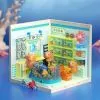 Конструктор JAKI Mini Super Town Capybara Aquarium Shop 305 pieces (FK023) изображение 3