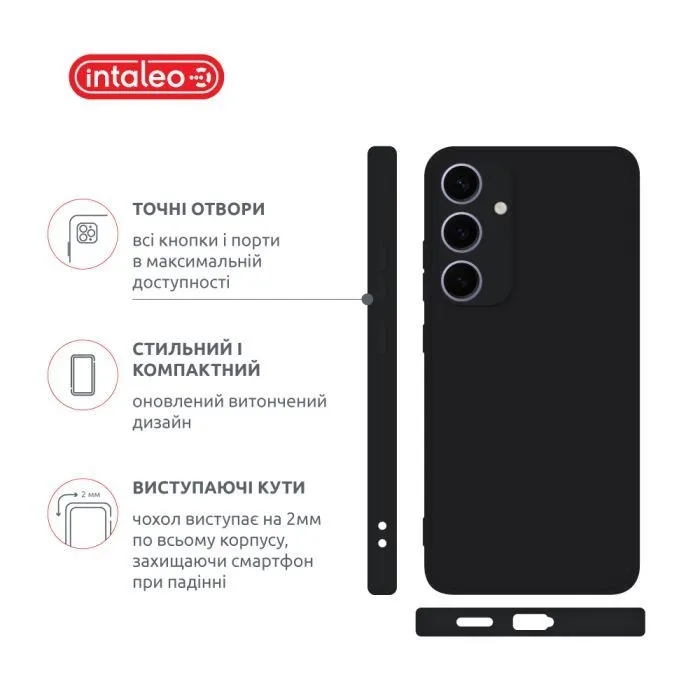 Чохол до мобільного телефона Intaleo SoftShell Samsung Galaxy S24 Plus Black (1283126590467) зображення 4