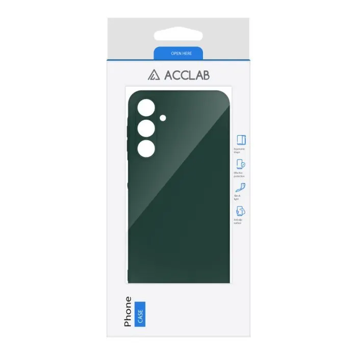 Чохол до мобільного телефона ACCLAB Silicone Samsung Galaxy A16 Dark Green (1283126601767) зображення 2