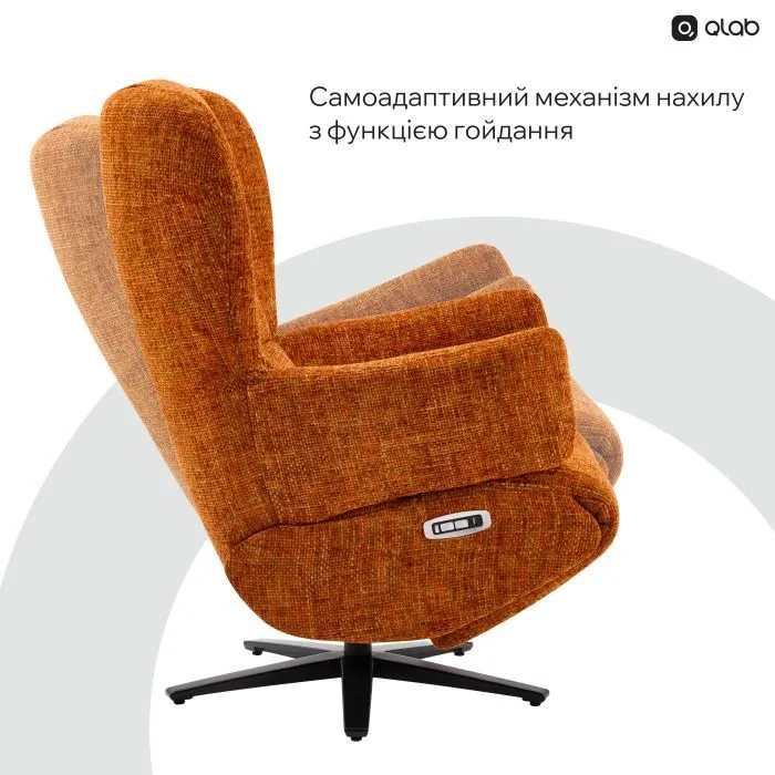 Офісне крісло Qlab RCT240BR Grey (RCT240BR) зображення 12