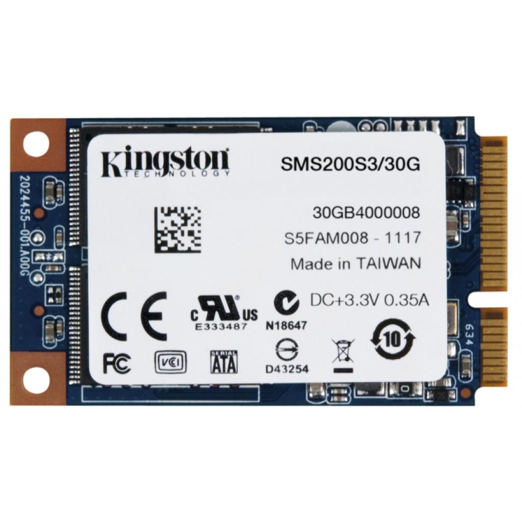 Накопичувач SSD mSATA 30GB Kingston (SMS200S3/30G) зображення 2