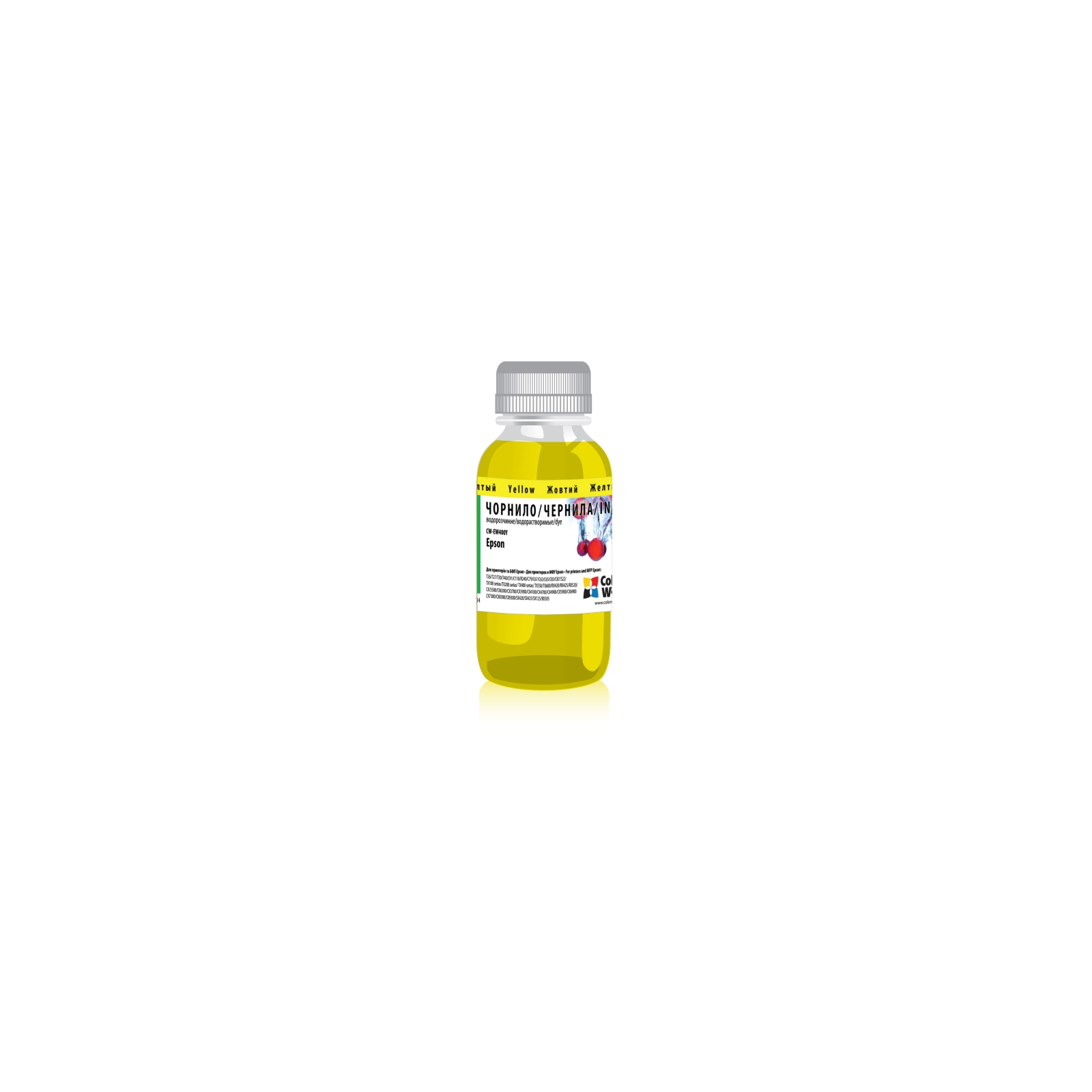 Чорнило ColorWay Epson SC 67/87/79/91/T26 1л Yellow (CW-EW400Y1)