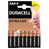 Батарейка Duracell AAA лужні 8 шт. в упаковці (5000394203341 / 81480364) изображение 2