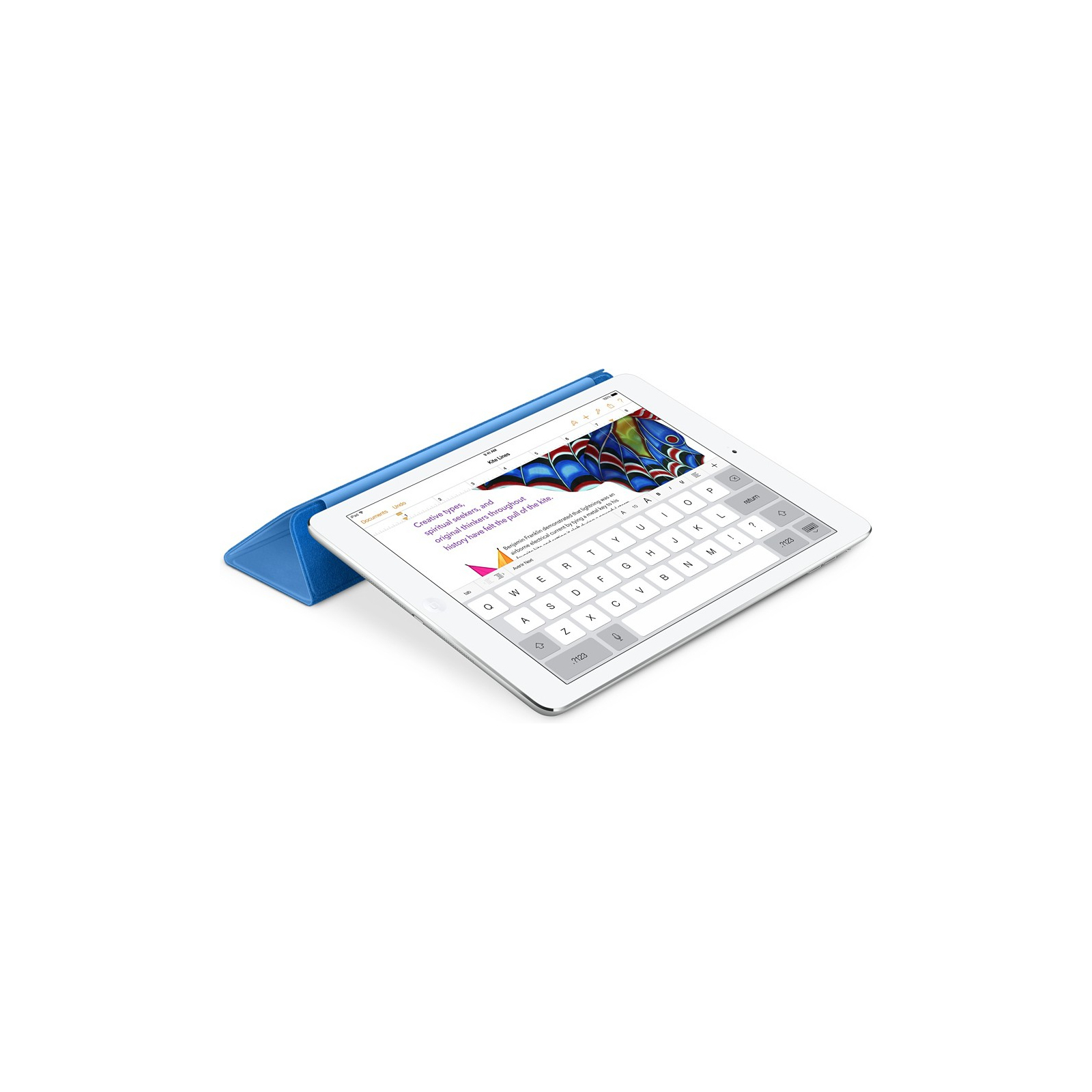 Чехол для планшета Apple Smart Cover для iPad Air (blue) (MF054ZM/A) изображение 2