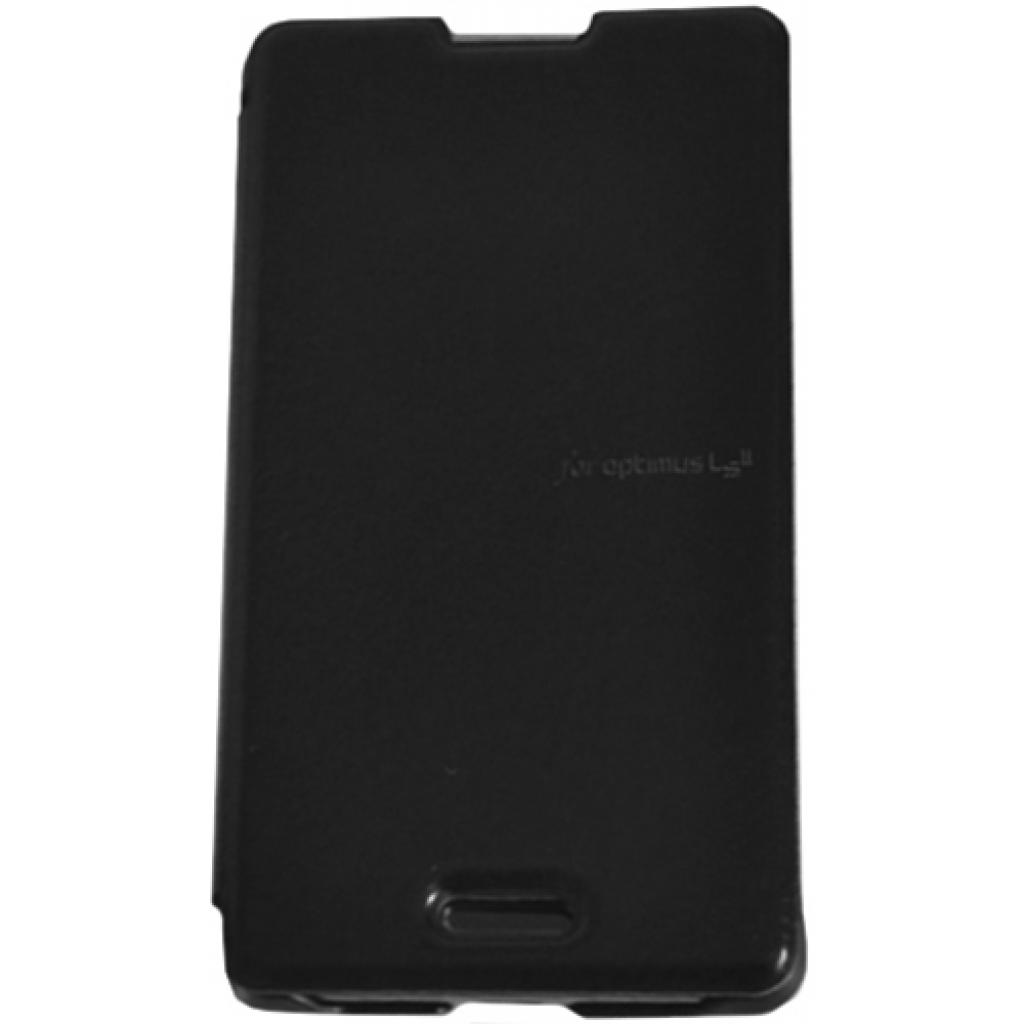 Чохол до мобільного телефона Voia для LG E445 Optimus L4II Dual /Flip/Black (6068221)