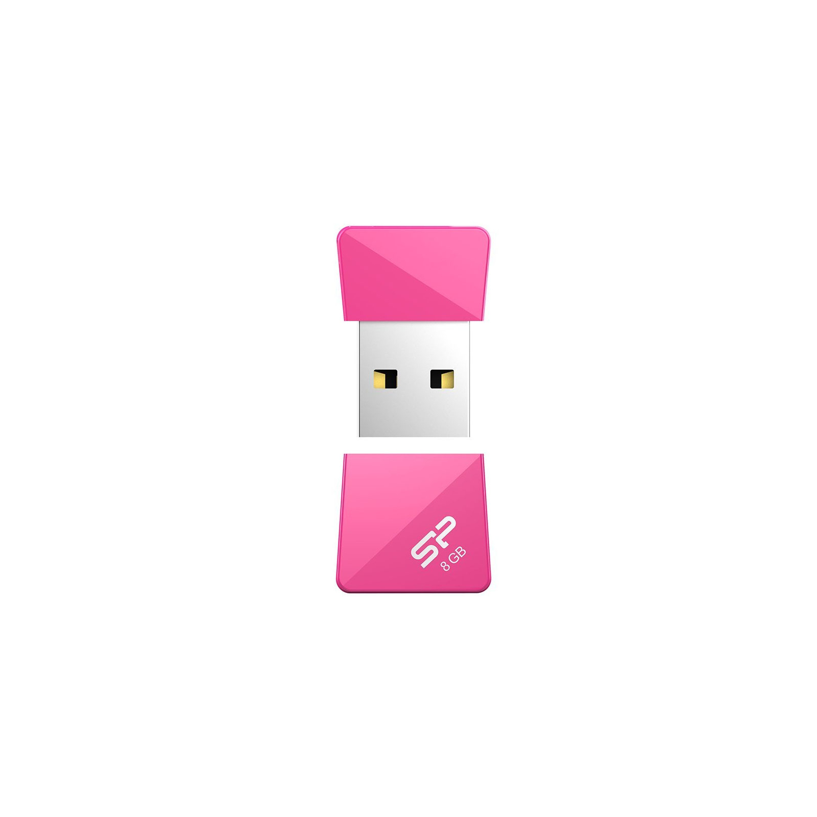 USB флеш накопичувач Silicon Power 8Gb Touch T08 Peach USB 2.0 (SP008GBUF2T08V1H) зображення 3