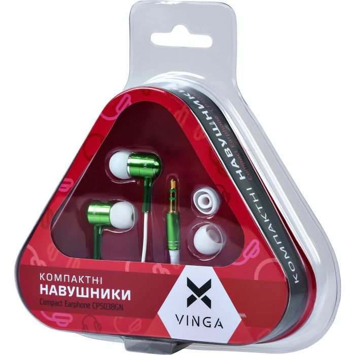 Навушники Vinga CPS038 Green (CPS038GN) зображення 5