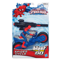 Фигурка для геймеров Hasbro Человек-Паук на мотоцикле (A6282-2) изображение 2