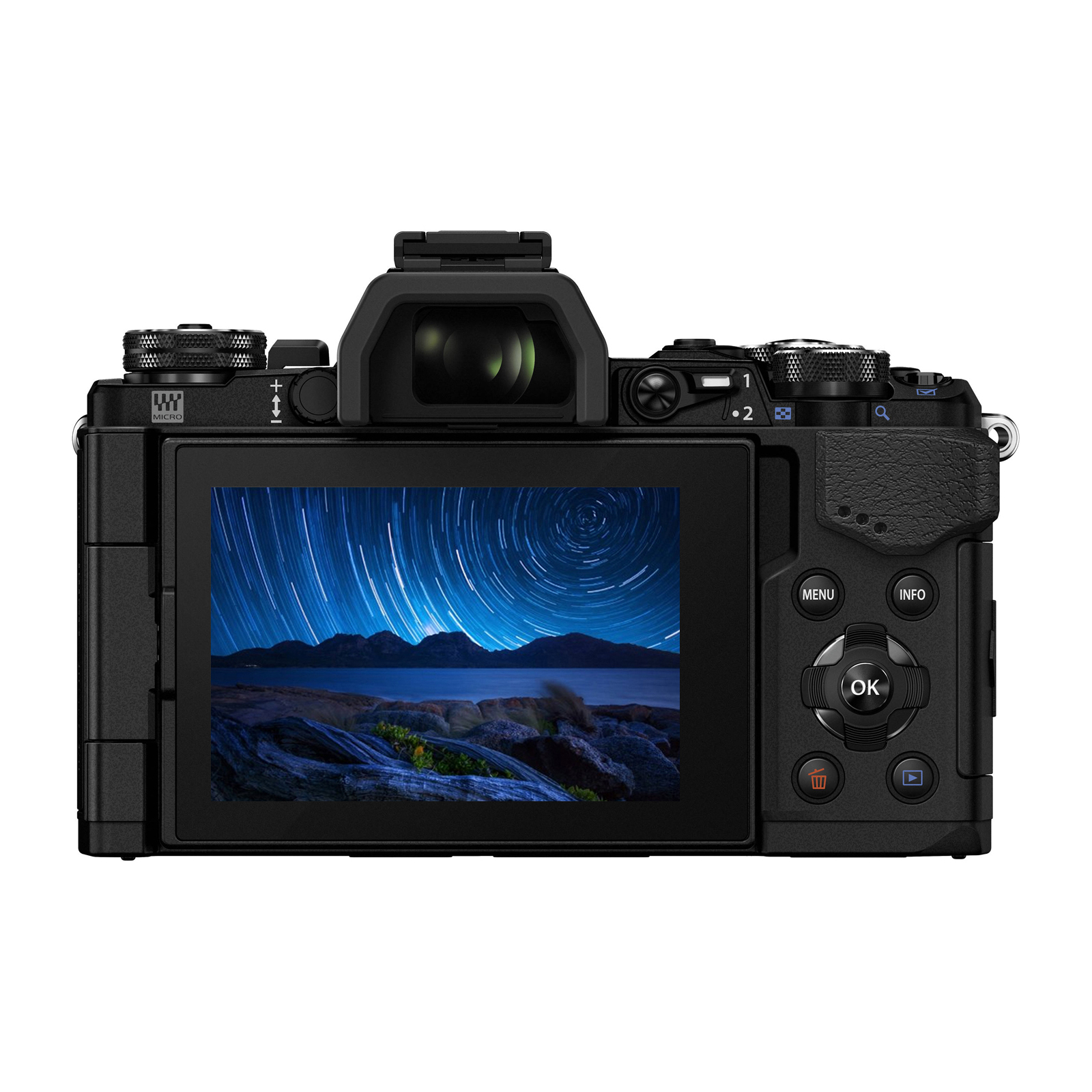 Цифровий фотоапарат Olympus E-M5 mark II Body black (V207040BE000) зображення 2