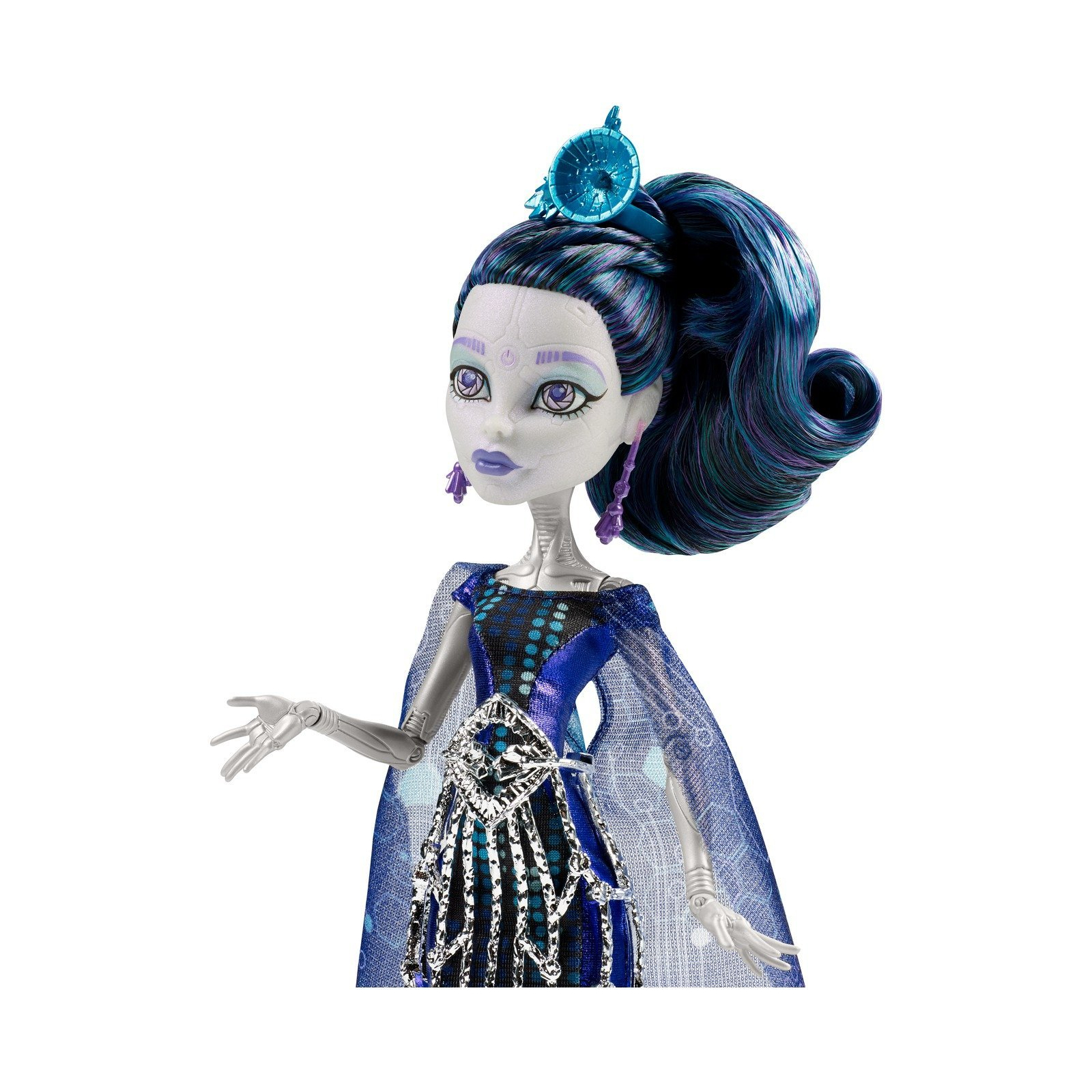 Кукла Monster High дочь Роботов серии Светские монстро-дивы Буу-Йорк (CHW64-2) изображение 3