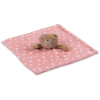 Детское одеяло Luvena Fortuna флисовое с игрушкой-салфеткой, розовое (G8756) изображение 4