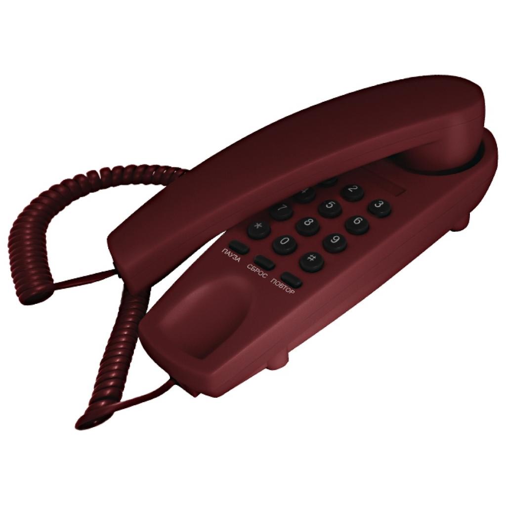 Телефон Texet TX-225 Burgundy зображення 2
