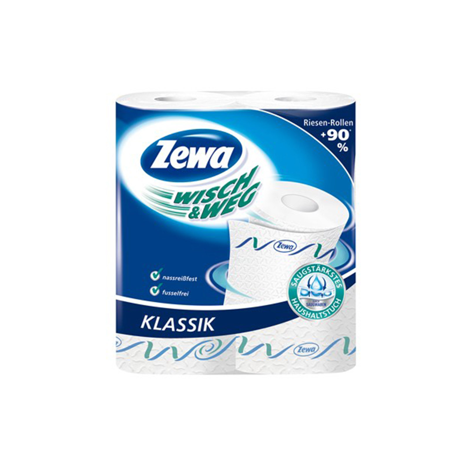 Бумажные полотенца Zewa Wisch&Weg Сlassic 2-слойные 2 шт (7322540767711)