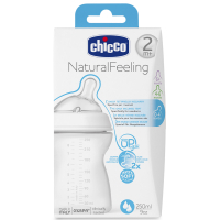 Бутылочка для кормления Chicco Step Up New 250 мл с силиконовой соской 2 мес+ (80723.00.04)