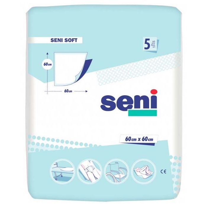 Пеленки для младенцев Seni Soft 60x60 см 5 шт (5900516690311)