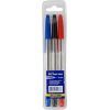 Ручка шариковая Buromax non-retractable, SET*3pcs JOBMAX Corvina (BM.8433) изображение 2