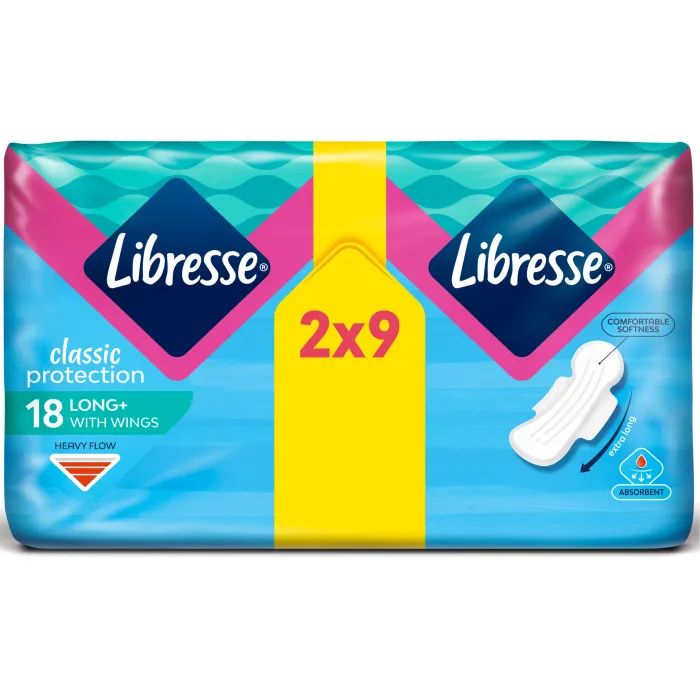 Гігієнічні прокладки Libresse Classic Ultra Clip Super Duo Soft 18 шт (7322540063608) зображення 2